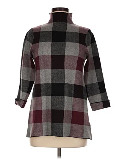 Pre-owned Tahari Turtleneck Sweater In Burgundy
