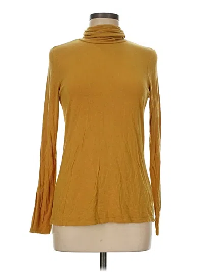 Pre-owned Tahari Turtleneck Sweater In Gold