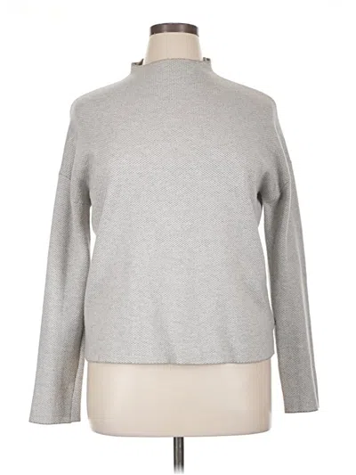 Pre-owned Tahari Turtleneck Sweater In Gray