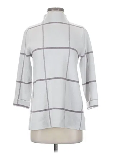 Pre-owned Tahari Turtleneck Sweater In Gray