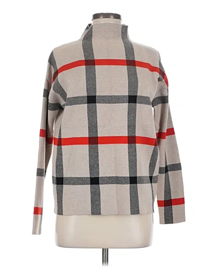 Pre-owned Tahari Turtleneck Sweater In Gray