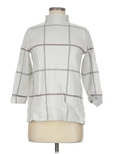 Pre-owned Tahari Turtleneck Sweater In Gray