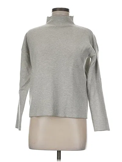Pre-owned Tahari Turtleneck Sweater In Gray