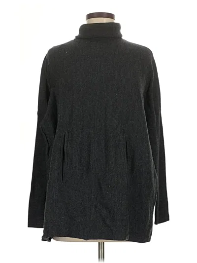 Pre-owned Tahari Turtleneck Sweater In Gray