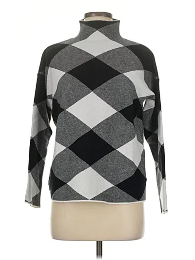 Pre-owned Tahari Turtleneck Sweater In Gray