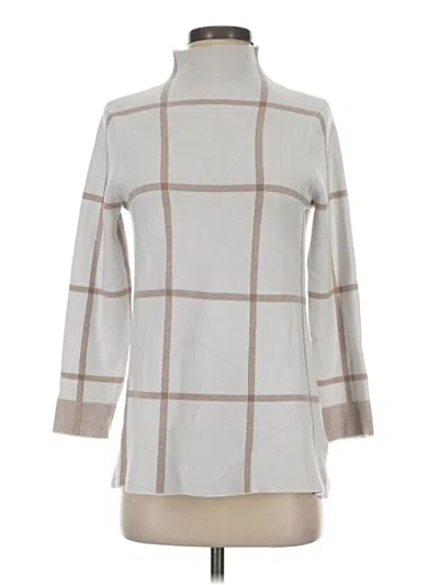 Pre-owned Tahari Turtleneck Sweater In Gray