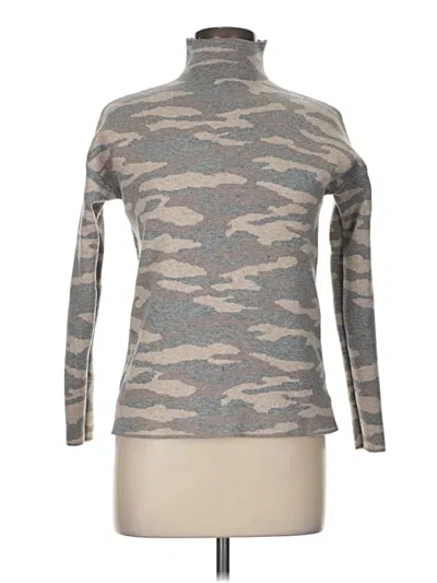 Pre-owned Tahari Turtleneck Sweater In Gray