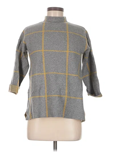 Pre-owned Tahari Turtleneck Sweater In Gray
