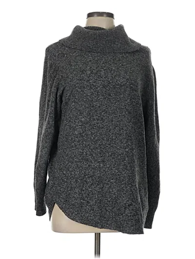 Pre-owned Tahari Turtleneck Sweater In Gray