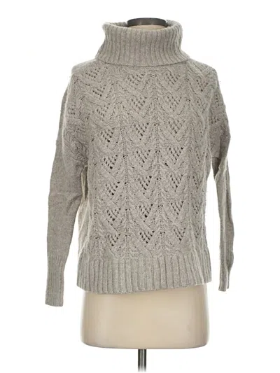 Pre-owned Tahari Turtleneck Sweater In Gray