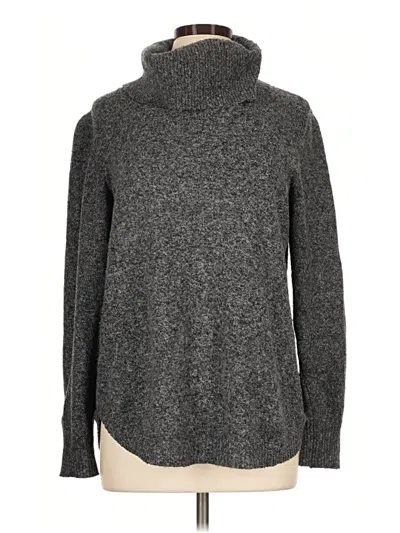 Pre-owned Tahari Turtleneck Sweater In Gray