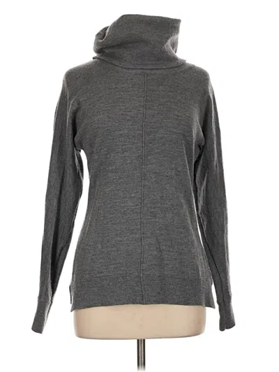 Pre-owned Tahari Turtleneck Sweater In Gray