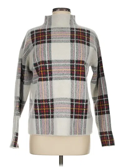 Pre-owned Tahari Turtleneck Sweater In Gray