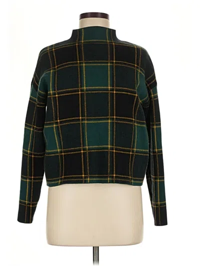 Pre-owned Tahari Turtleneck Sweater In Green