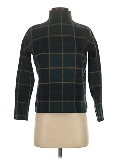 Pre-owned Tahari Turtleneck Sweater In Green