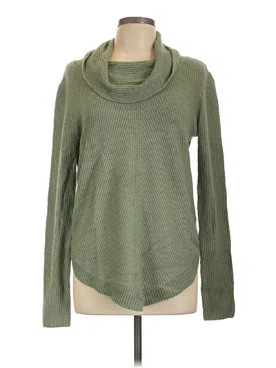 Pre-owned Tahari Turtleneck Sweater In Green