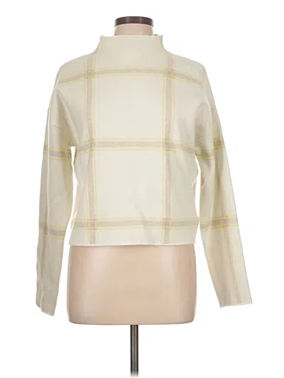 Pre-owned Tahari Turtleneck Sweater In Ivory