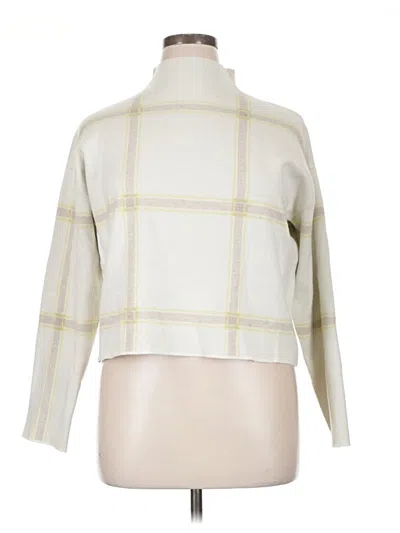 Pre-owned Tahari Turtleneck Sweater In Ivory