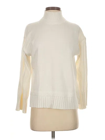 Pre-owned Tahari Turtleneck Sweater In Ivory