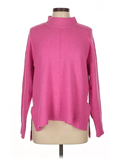 Pre-owned Tahari Turtleneck Sweater In Pink
