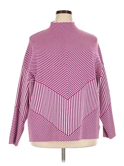 Pre-owned Tahari Turtleneck Sweater In Pink
