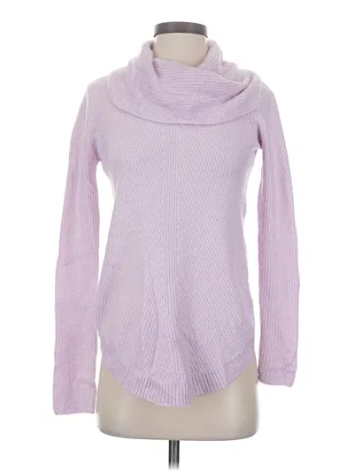 Pre-owned Tahari Turtleneck Sweater In Purple