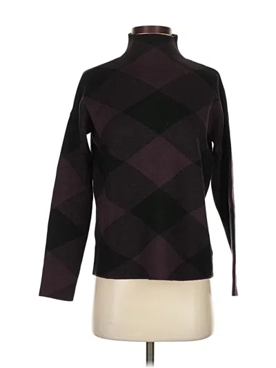 Pre-owned Tahari Turtleneck Sweater In Purple
