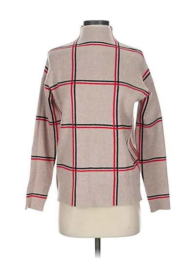Pre-owned Tahari Turtleneck Sweater In Red