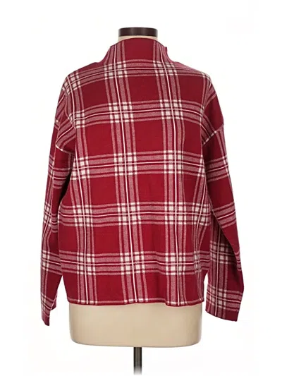 Pre-owned Tahari Turtleneck Sweater In Red