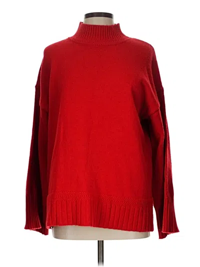 Pre-owned Tahari Turtleneck Sweater In Red
