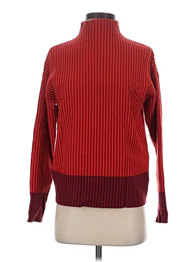 Pre-owned Tahari Turtleneck Sweater In Red