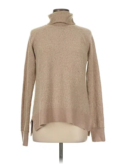 Pre-owned Tahari Turtleneck Sweater In Tan