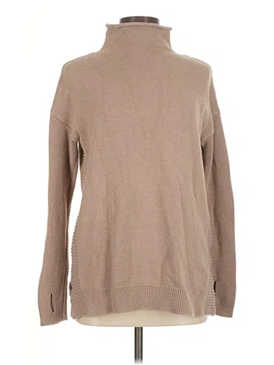 Pre-owned Tahari Turtleneck Sweater In Tan