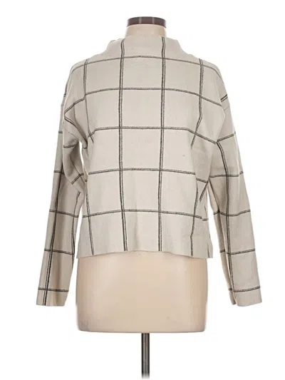 Pre-owned Tahari Turtleneck Sweater In Tan