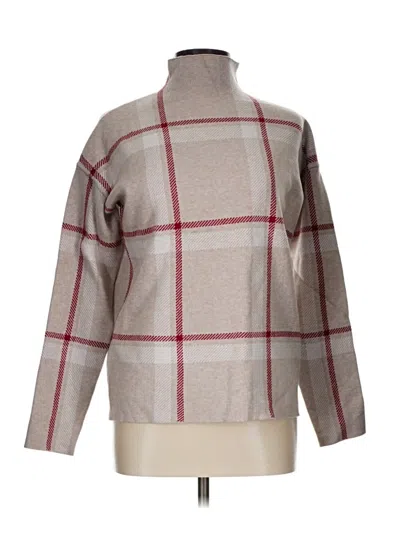 Pre-owned Tahari Turtleneck Sweater In Tan
