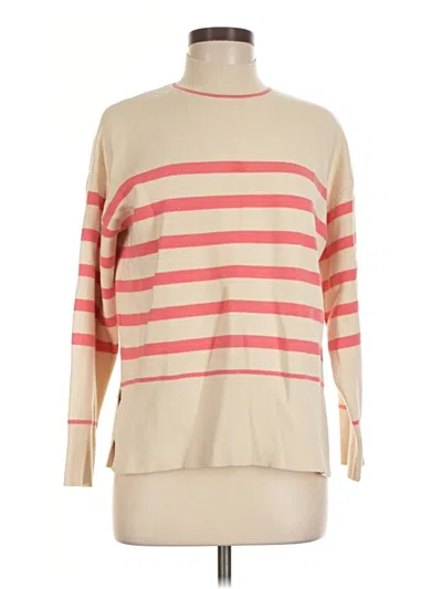 Pre-owned Tahari Turtleneck Sweater In Tan