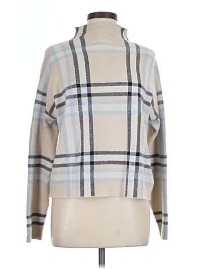 Pre-owned Tahari Turtleneck Sweater In Tan