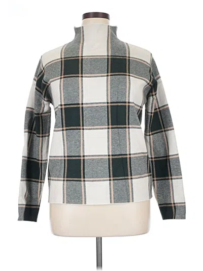 Pre-owned Tahari Turtleneck Sweater In White