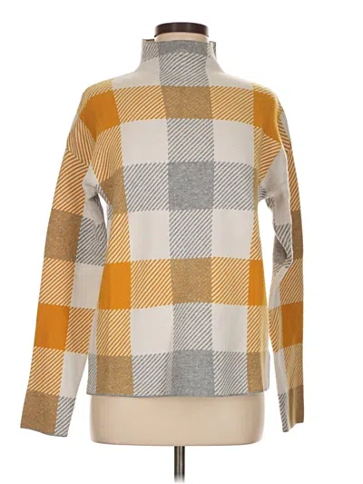 Pre-owned Tahari Turtleneck Sweater In Yellow