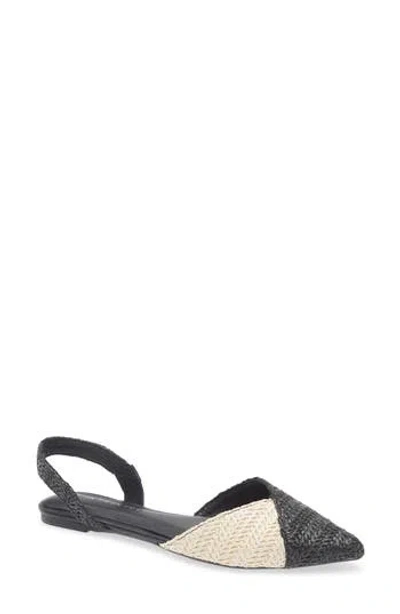Tahari Two-tone Slingback Flat