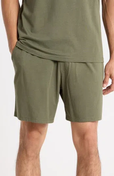 Tahari Ultimate Comfort Pajama Shorts In Beetle