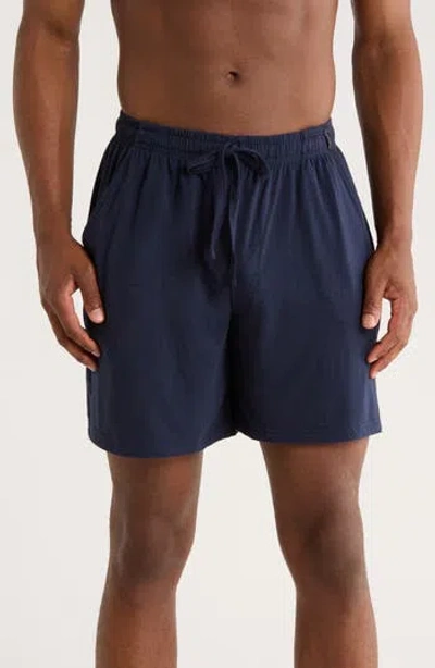 Tahari Ultimate Comfort Pajama Shorts In Blue