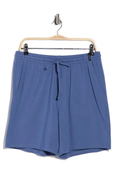 Tahari Ultimate Comfort Pajama Shorts In Blue