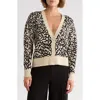 Tahari V-neck Crop Cardigan In Black