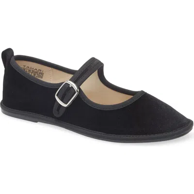 Tahari Velvet Mary Jane Flat