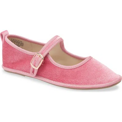 Tahari Velvet Mary Jane Flat