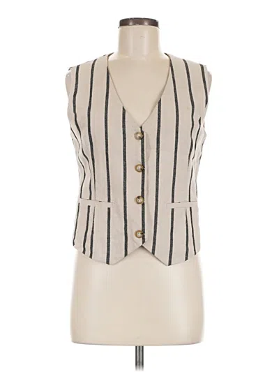 Pre-owned Tahari Vest In Ivory
