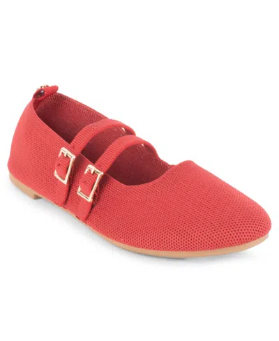 Tahari Women's Avellino Mary-jane Flats In Red