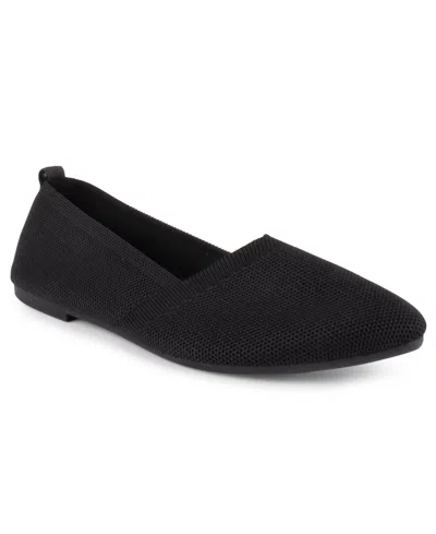 Tahari Women's Bali Knit Flat In Black