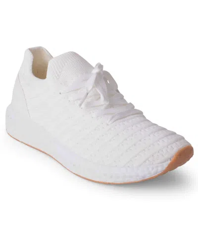 Tahari Women's Bentley Lace Up Sneakers In White